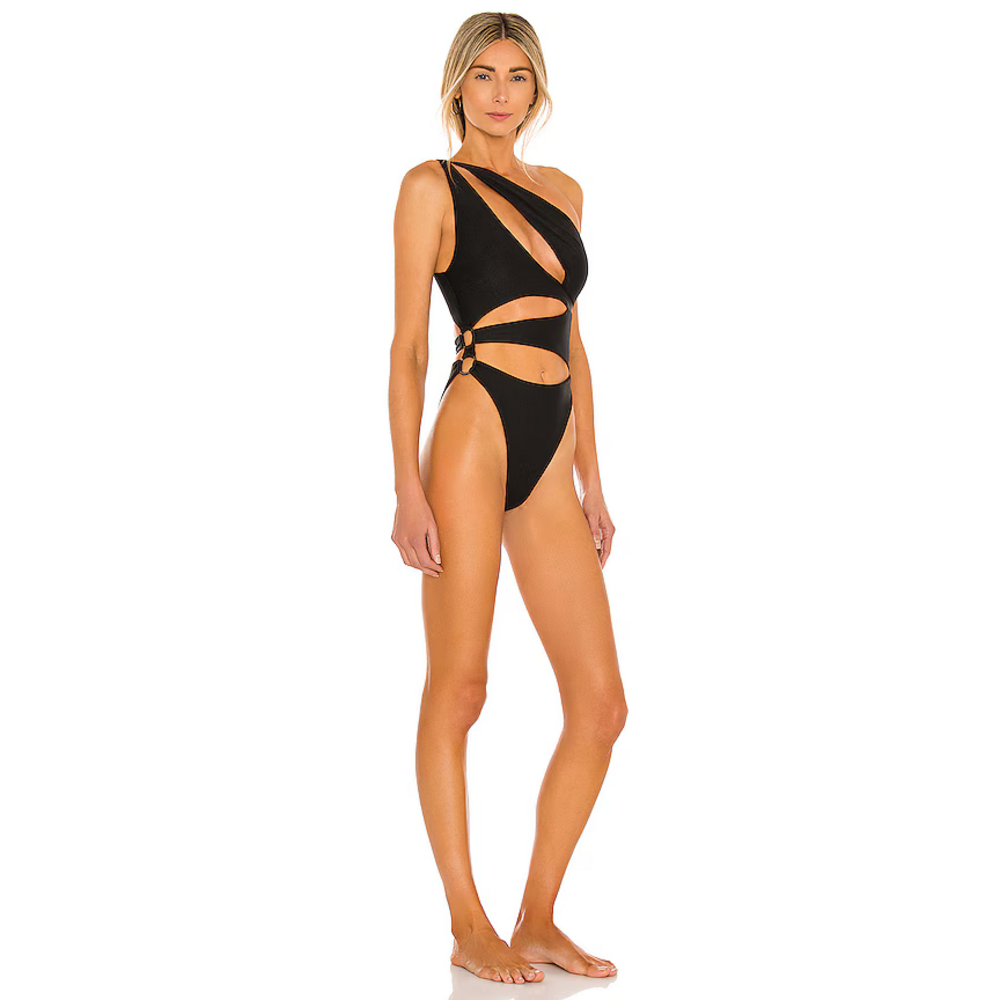 Michael Costello x REVOLVE Kailo One Piece in Black - Picture 2 of 3